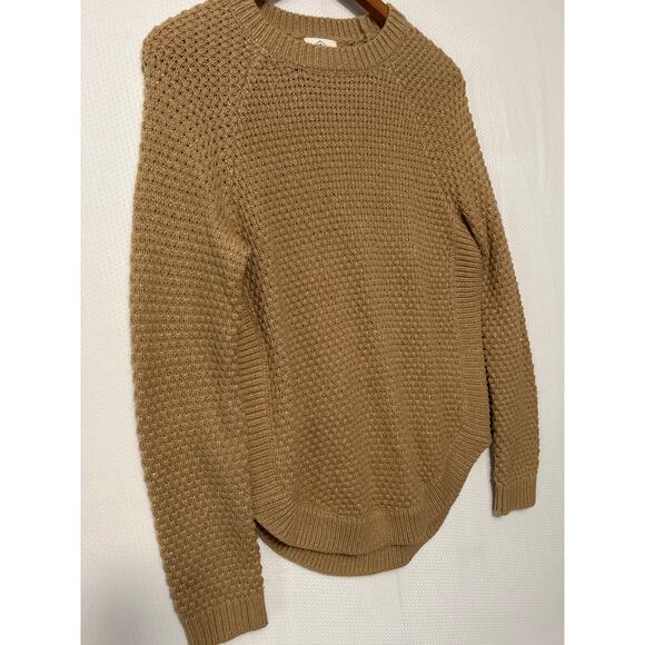 St John's Bay Womens Tan Gold Classic Cable Knit Pullover Sweater Size Medium - Picture 4 of 10